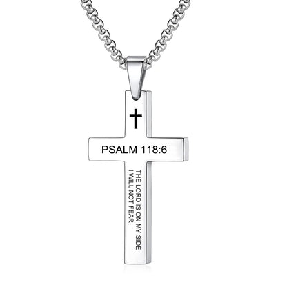 CHRISTIAN CROSS PENDANT NECKLACE