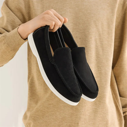 BRITISH INSPIRED BLACK CLASSIC LOAFERS