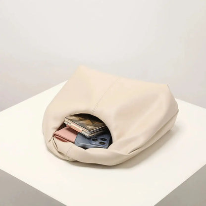 CHIC TWIST CREAM SQUARE BAG