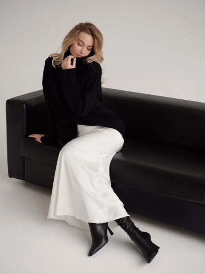 CLASSIC SATIN SKIRT