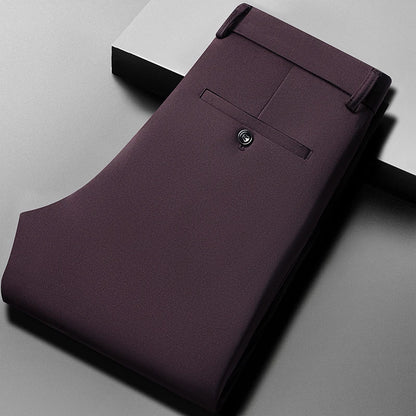 CLASSIC OLD MONEY BURGUNDY TROUSERS