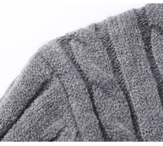 MODERN ELEGANCE GRAY SWEATER