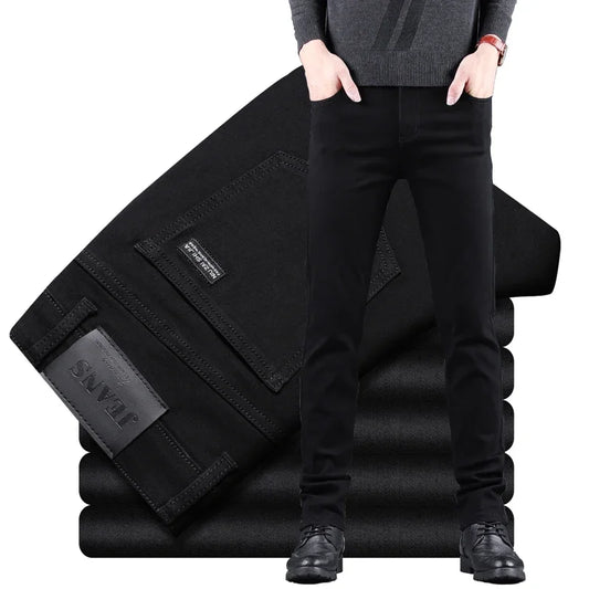 PLAIN BLACK BUSINESS JEANS