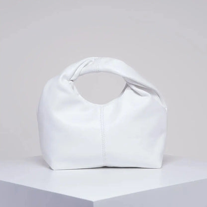 CHIC TWIST WHITE SQUARE BAG