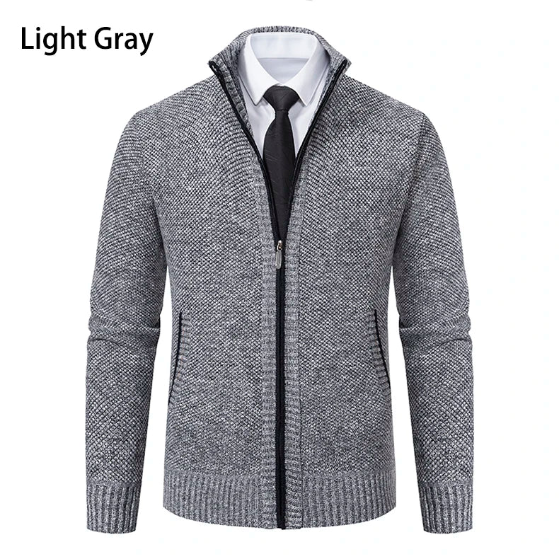 PREMIUM OLD MONEY LIGHT GRAY HERITAGE SWEATER