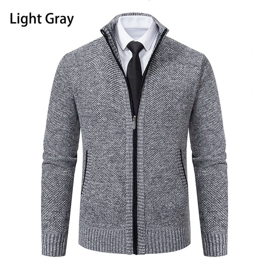 PREMIUM OLD MONEY LIGHT GRAY HERITAGE SWEATER