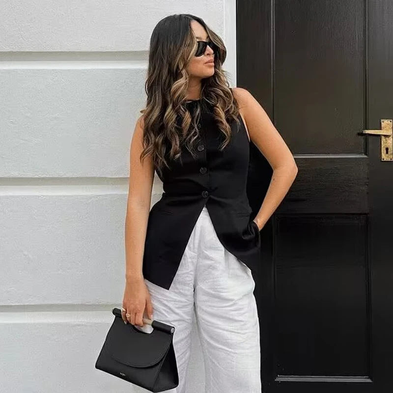 MAYFAIR BLACK VEST