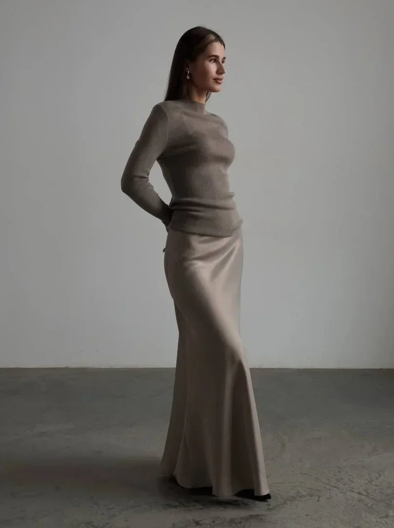 CLASSIC SATIN SKIRT