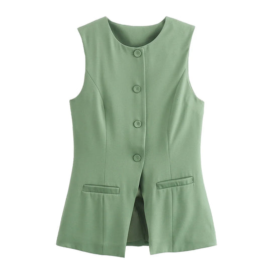 MAYFAIR GREEN VEST