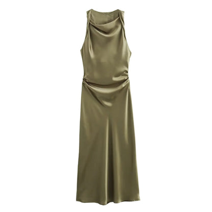 ELEGANT SATIN DRESS