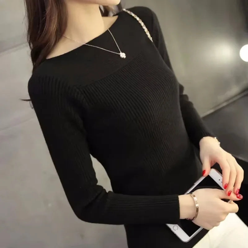 VINTAGE SLIM KNIT SWEATER