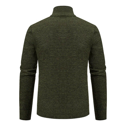 PREMIUM OLD MONEY GREEN HERITAGE SWEATER