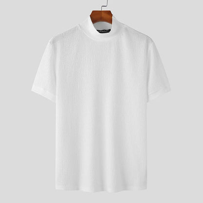 HERITAGE WHITE TURTLENECK POLO