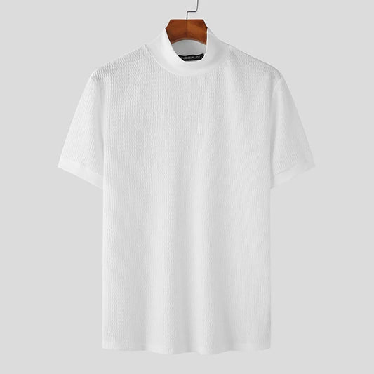 HERITAGE WHITE TURTLENECK POLO