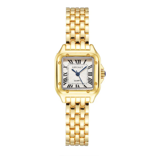 ELEGANT GOLDEN BRACELET WATCH