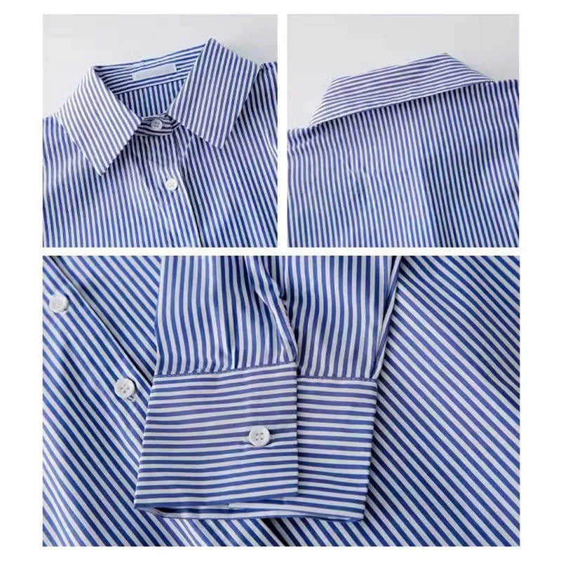 STRIPED VINTAGE BLOUSE