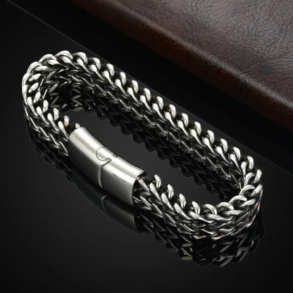 OLD MONEY STAINLESS STEEL BRACELET