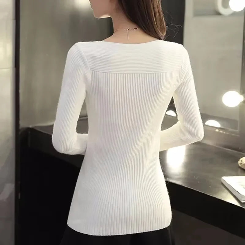 VINTAGE SLIM KNIT SWEATER