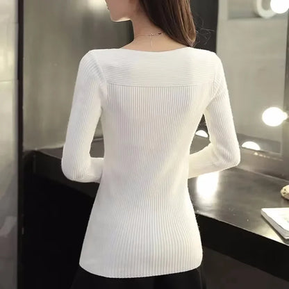 VINTAGE SLIM KNIT SWEATER