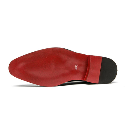 VINTAGE BLACK SUEDE LOAFERS