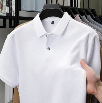PREMIUM CLASSIC WHITE COTTON POLO