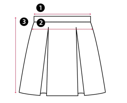 HIGH-WAIST WHITE MODERN SKIRT