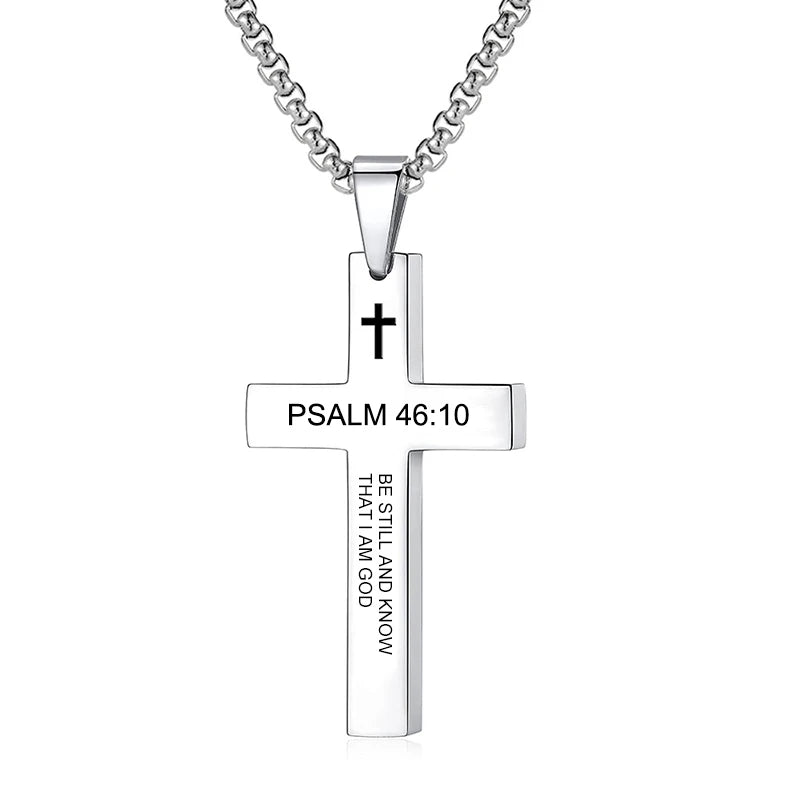 CHRISTIAN CROSS PENDANT NECKLACE