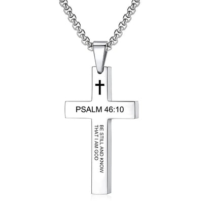 CHRISTIAN CROSS PENDANT NECKLACE