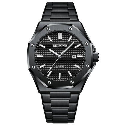 MAYFAIR BLACK STEEL WATCH