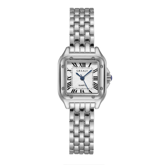 ELEGANT SILVER BRACELET WATCH