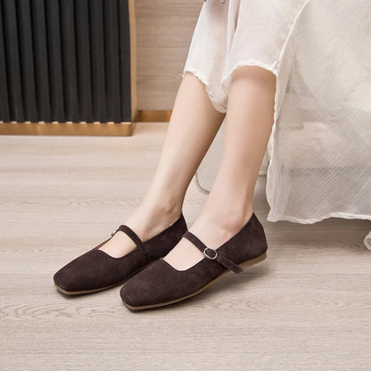 HIGH QUALITY BROWN OLD MONEY ELEGANT FLATS