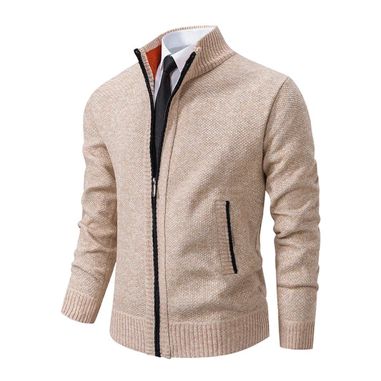 PREMIUM OLD MONEY BEIGE HERITAGE SWEATER