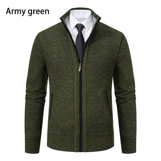 PREMIUM OLD MONEY GREEN HERITAGE SWEATER