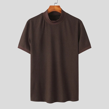 HERITAGE BROWN TURTLENECK POLO