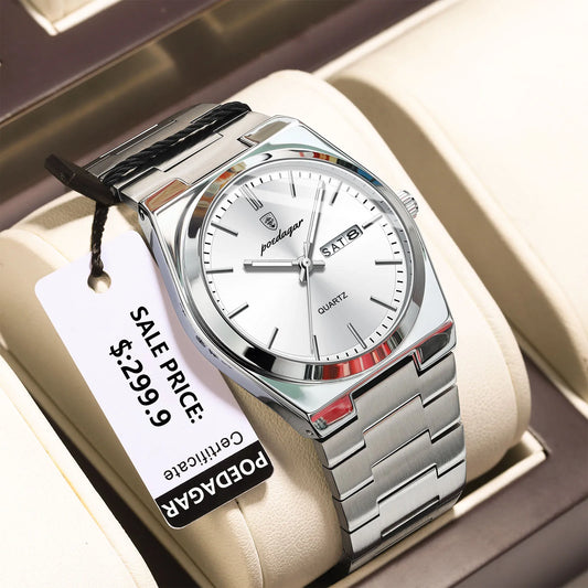 OLD MONEY LUXURIOUS WHITE WATCH