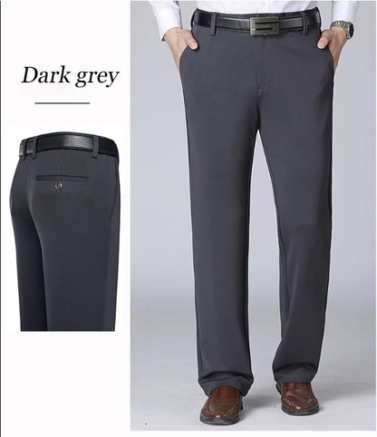 BUSINESS CASUAL DARK GRAY TROUSERS