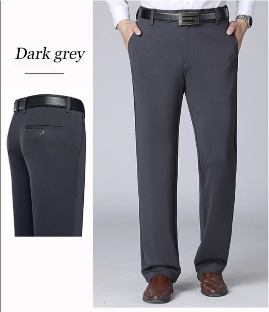 BUSINESS CASUAL DARK GRAY TROUSERS