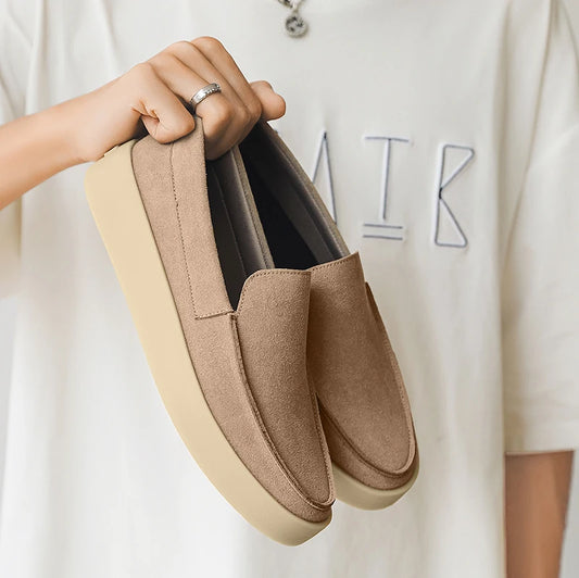 HIGH QUALITY KHAKI CLASSIC LOAFERS