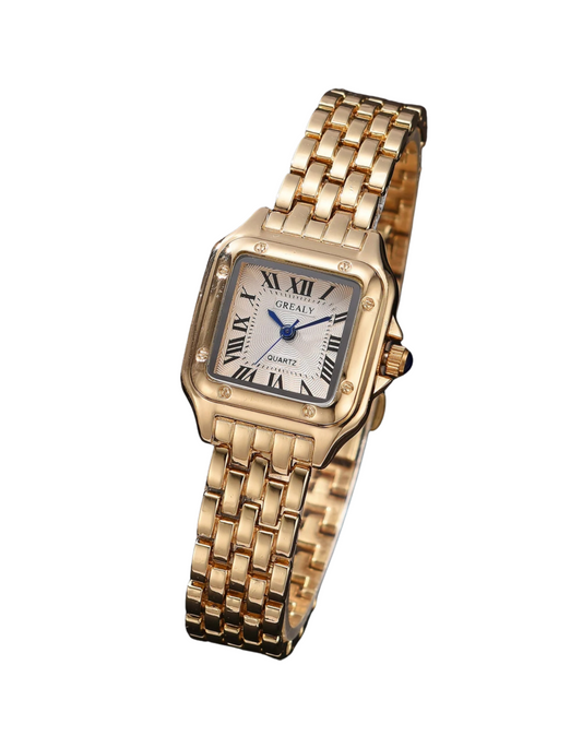 CLASSIC SIGNATURE GOLDEN WATCH