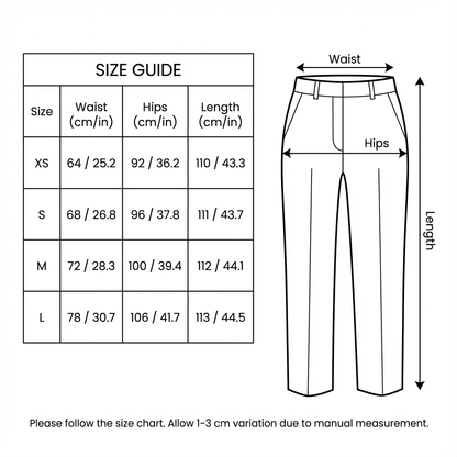 VINTAGE HIGH WAIST KHAKI CLASSIC TROUSERS