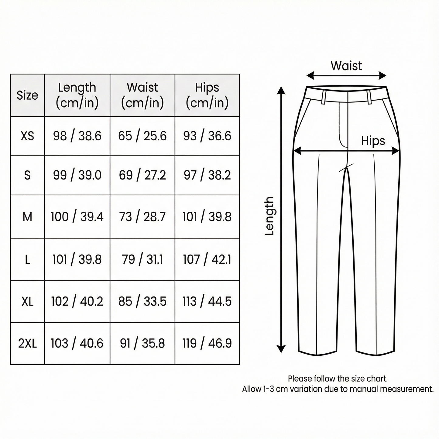 ELEGANT HIGH-WAIST WHITE PENCIL PANTS