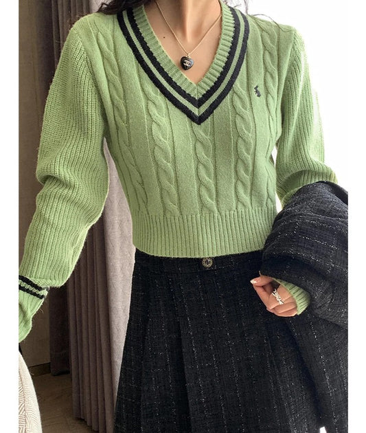 GREEN PREMIUM CREW PULLOVER