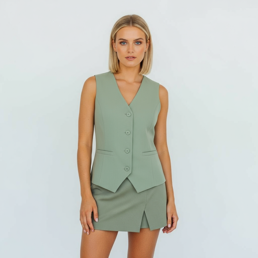 MAYFAIR GREEN VEST