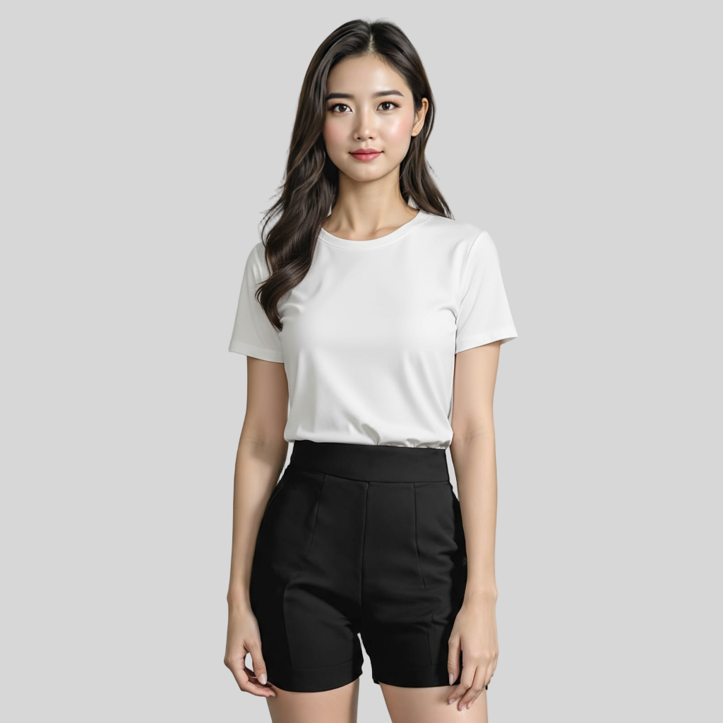 CLASSIC WHITE SPORTY KNIT TEE