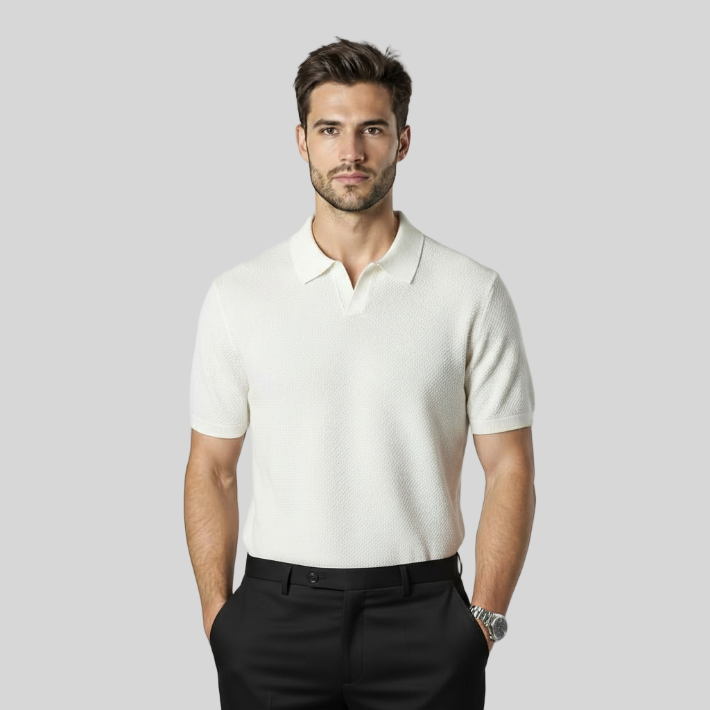 OLD MONEY WHITE BUSINESS POLO