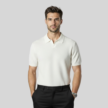 OLD MONEY WHITE BUSINESS POLO