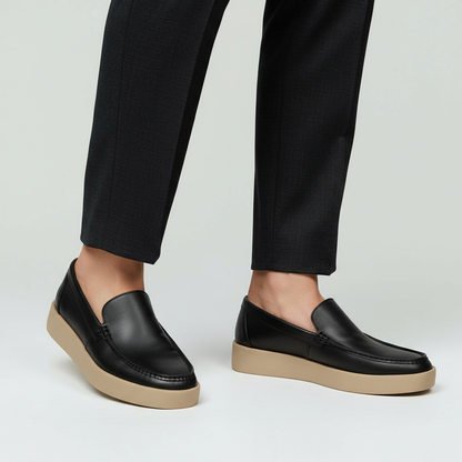 HIGH QUALITY SMOOTH BLACK CLASSIC LOAFERS