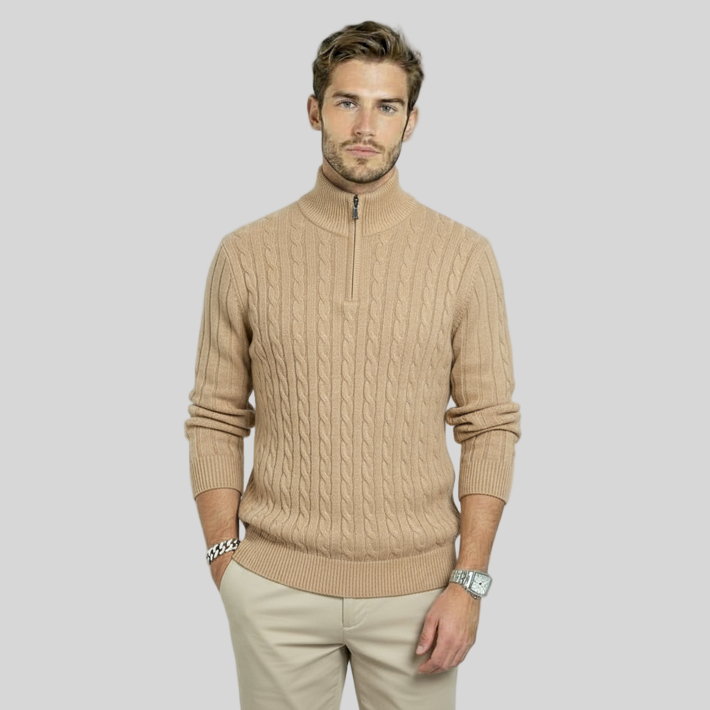 MODERN ELEGANCE APRICOT SWEATER