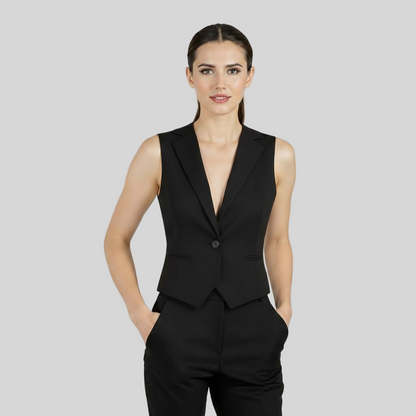 VINTAGE BLACK SLEEVELESS VEST