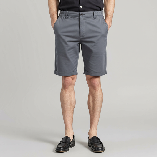 CLASSIC OLD MONEY DARK GRAY FORMAL SHORTS